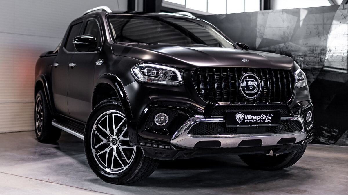 Mercedes-Benz X-Class - Black Satin Wrap - cover