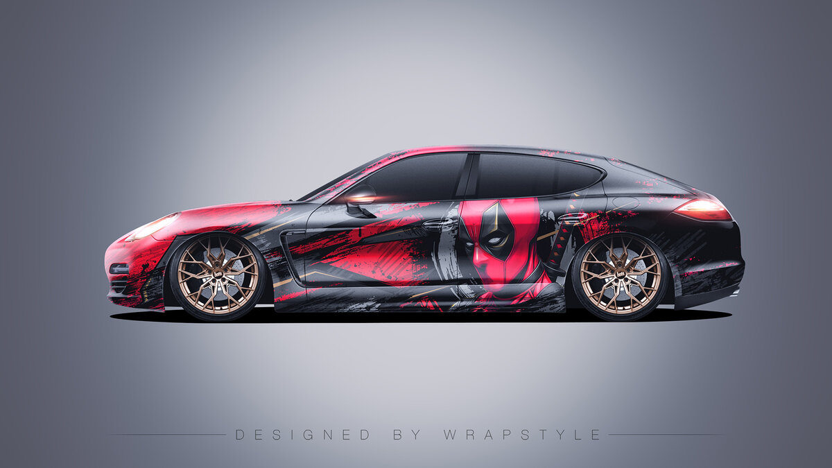 Porsche Panamera 4S - Deadpool Design - cover